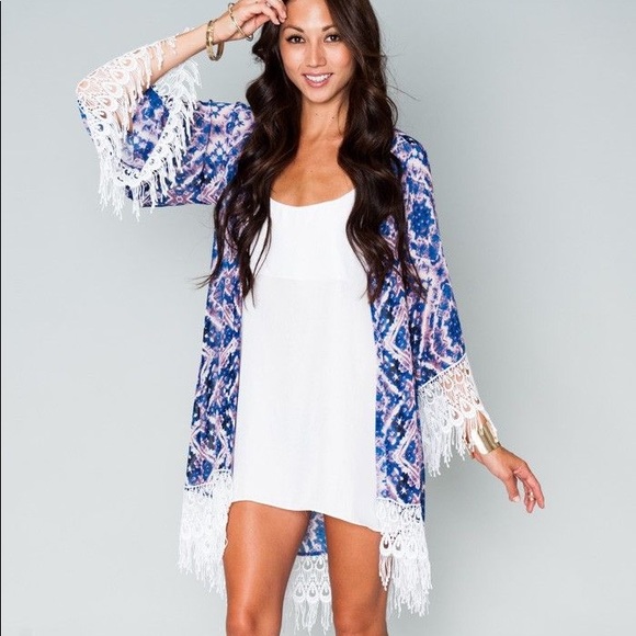 Show Me Your MuMu Sweaters - Show Me Your Mumu Metzler Kimono Crochet Cardigan